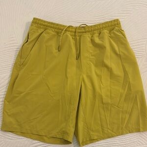 Lululemon Athletica Yellow Athletic Performance Shorts